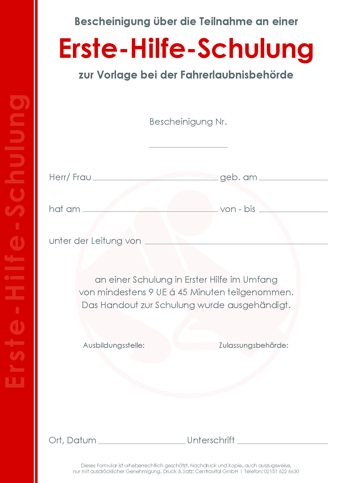 Erste Hilfe Kurs Führerschein Kaufen